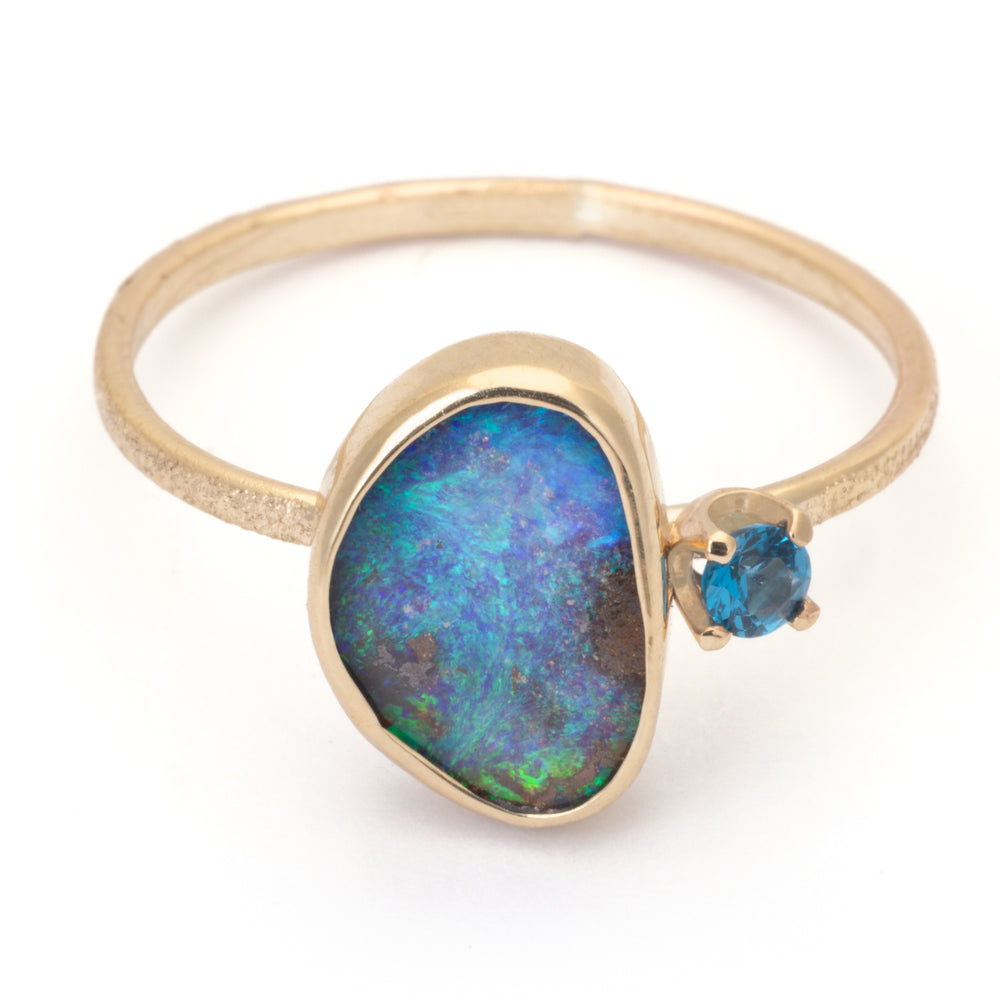 Moonlit Waters Opal Ring
