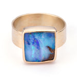 Dreaming Boulder Opal Ring