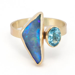 
            
                Load image into Gallery viewer, Aire Boulder Opal Ring
            
        
