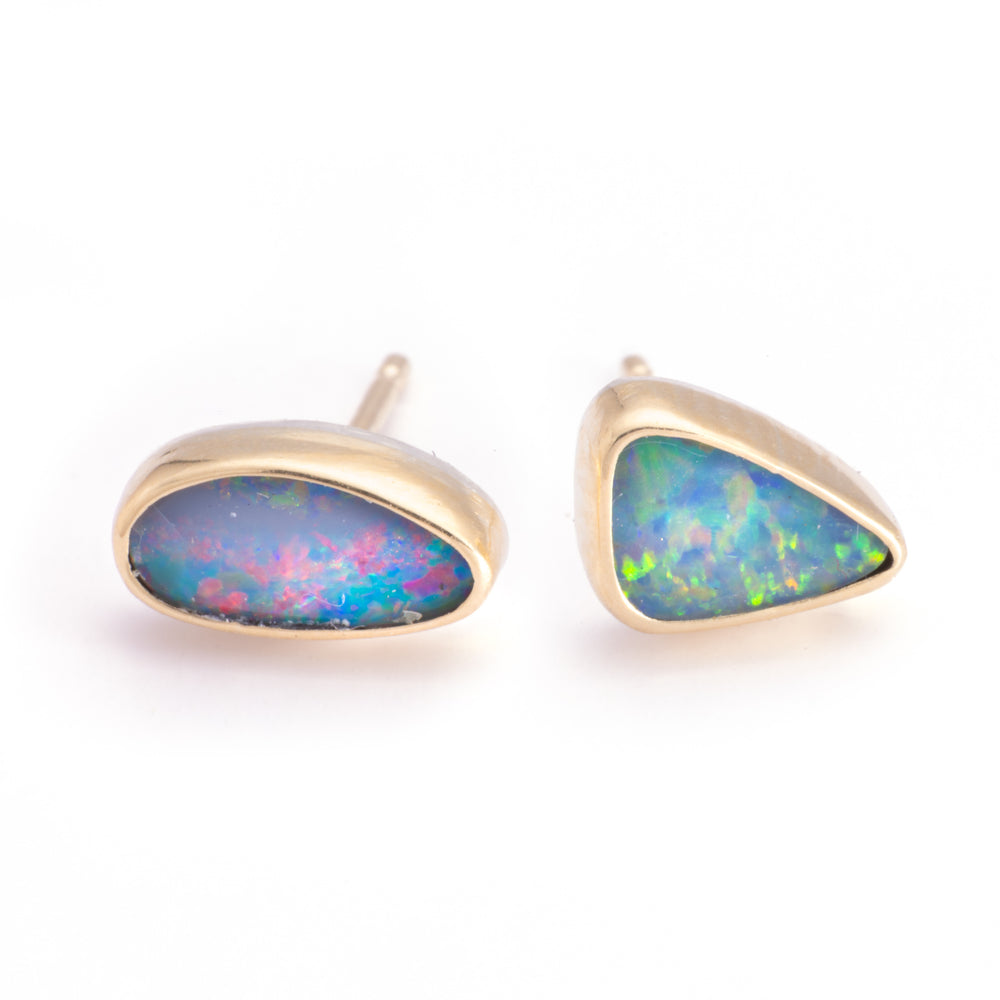 Freeform Opal Studs