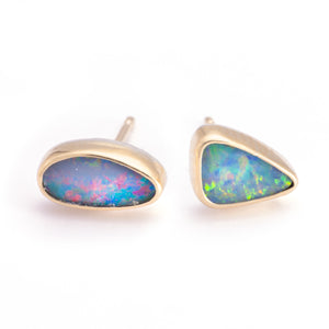 Freeform Opal Studs