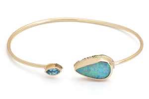 
            
                Load image into Gallery viewer, Aegean Boulder Opal Cuff
            
        