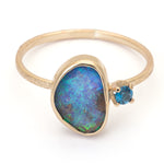 Moonlit Waters Opal Ring