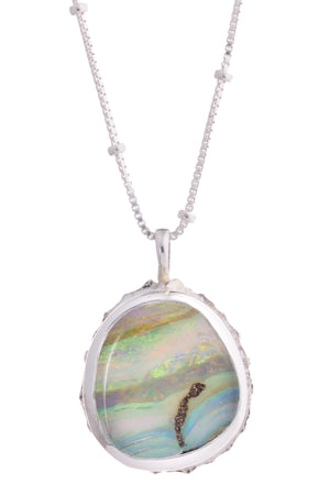 Evening Sky Opal Necklace