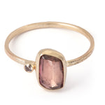 Bijou - Dusty Pink Tourmaline Ring