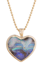 Flow Opal Heart Necklace