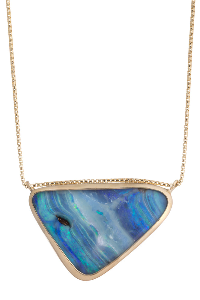 Coastal Boulder Opal Necklace