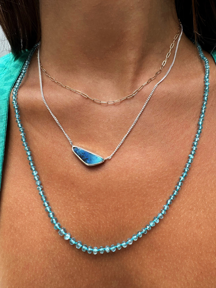Blu Fade Opal Necklace