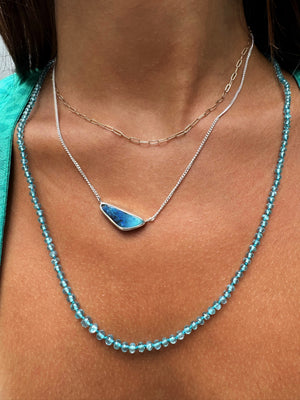 Blu Fade Opal Necklace