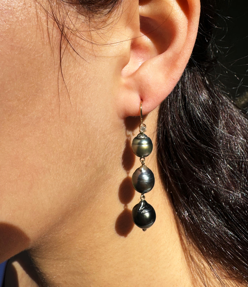 Tahitian Trio Pearl Drops