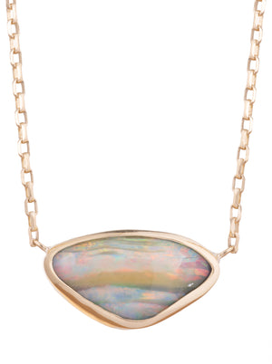 Rainbow Mist Opal Necklace