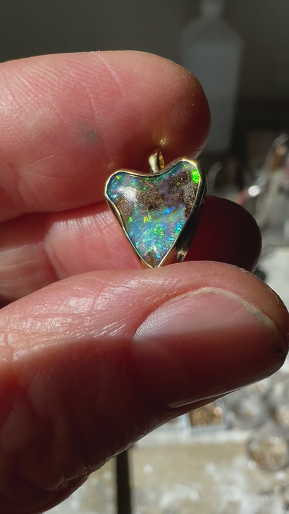 
            
                Load and play video in Gallery viewer, Realm Opal Heart Necklace
            
        
