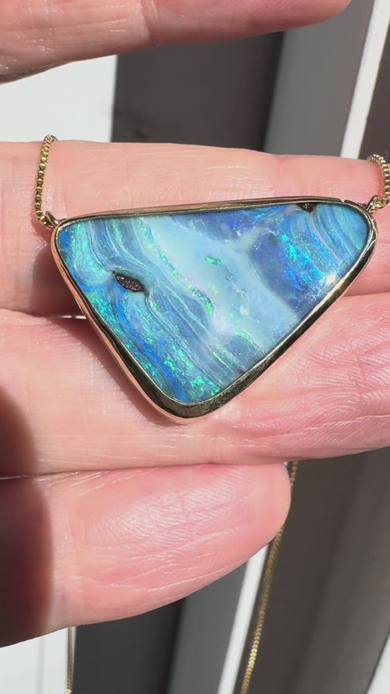 
            
                Load and play video in Gallery viewer, Coastal Boulder Opal Necklace
            
        