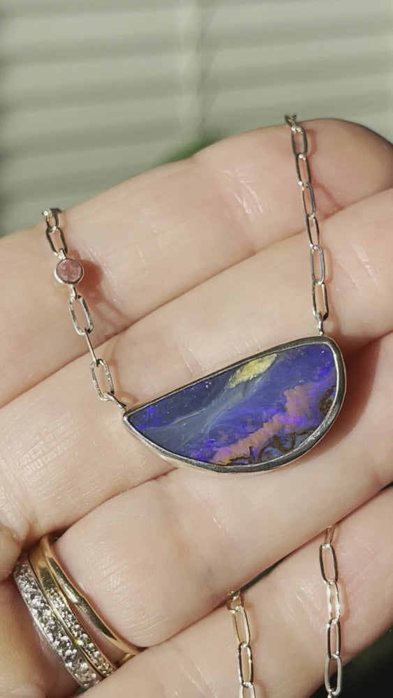 
            
                Load and play video in Gallery viewer, Andromeda Opal Necklace
            
        