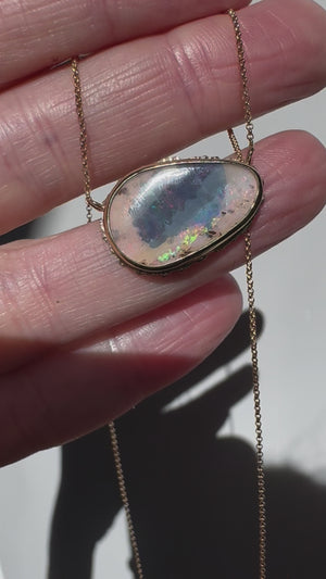 
            
                Load and play video in Gallery viewer, Cloudgazing Opal Necklace
            
        