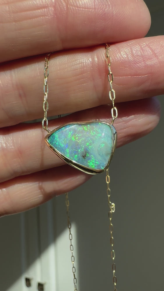 
            
                Load and play video in Gallery viewer, Lune Opal Necklace
            
        