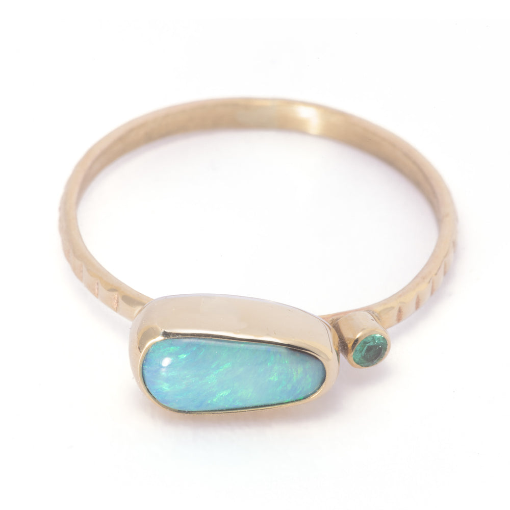 
            
                Load image into Gallery viewer, Emerald Isle Opal Ring
            
        