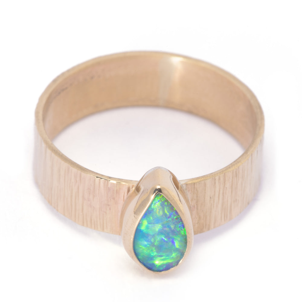Atomic Opal Ring