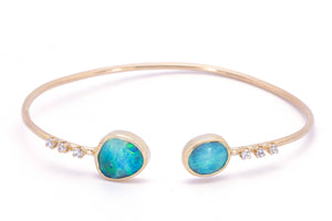 Oasis Boulder Opal Cuff