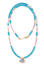 Bliss Pipe Opal Necklace