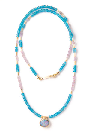 
            
                Load image into Gallery viewer, Bliss Pipe Opal Necklace
            
        