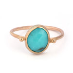 Bahia Freeform Ring - Turquoise