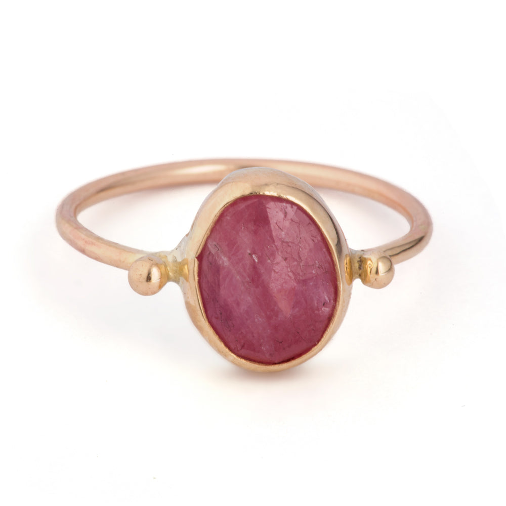 Bahia Freeform Ring - Pink Sapphire