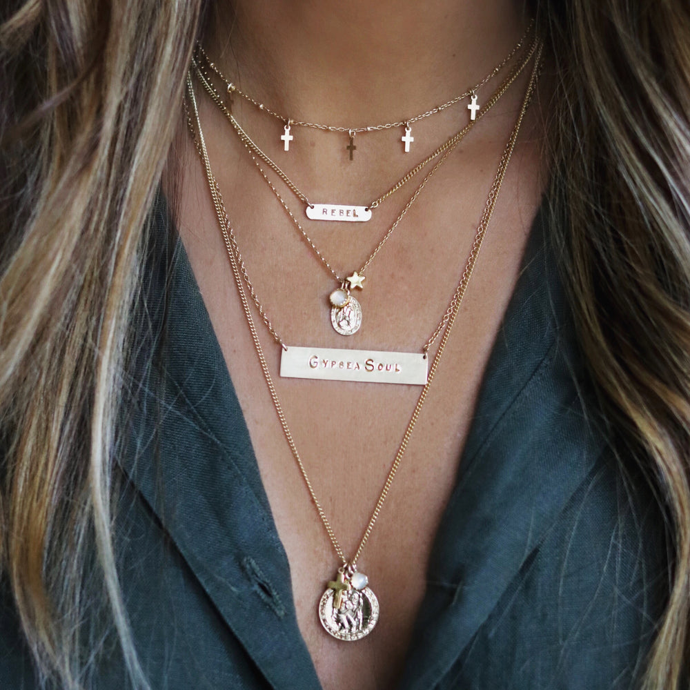 
            
                Load image into Gallery viewer, Travelers Charm Necklace
            
        