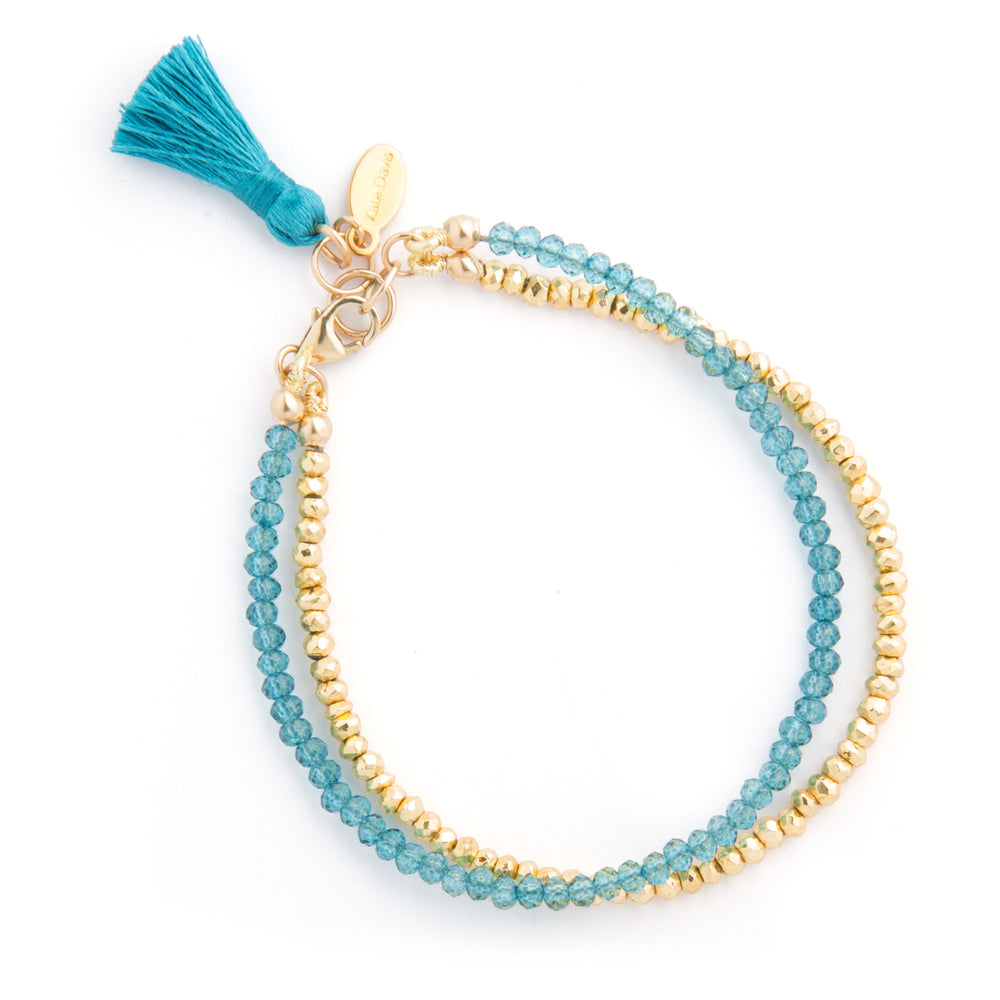 Sierra Double Strand Tassel Bracelet