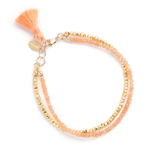 Sierra Double Strand Tassel Bracelet