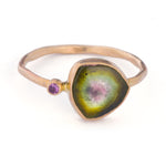 Minera - Watermelon Tourmaline Ring