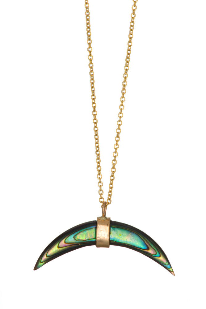 Umbra Crescent Necklace