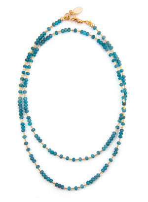 
            
                Load image into Gallery viewer, Delta Gemstone Necklace
            
        