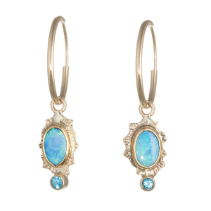 
            
                Load image into Gallery viewer, Kuala Opal Ear Charm with Gemstone
            
        