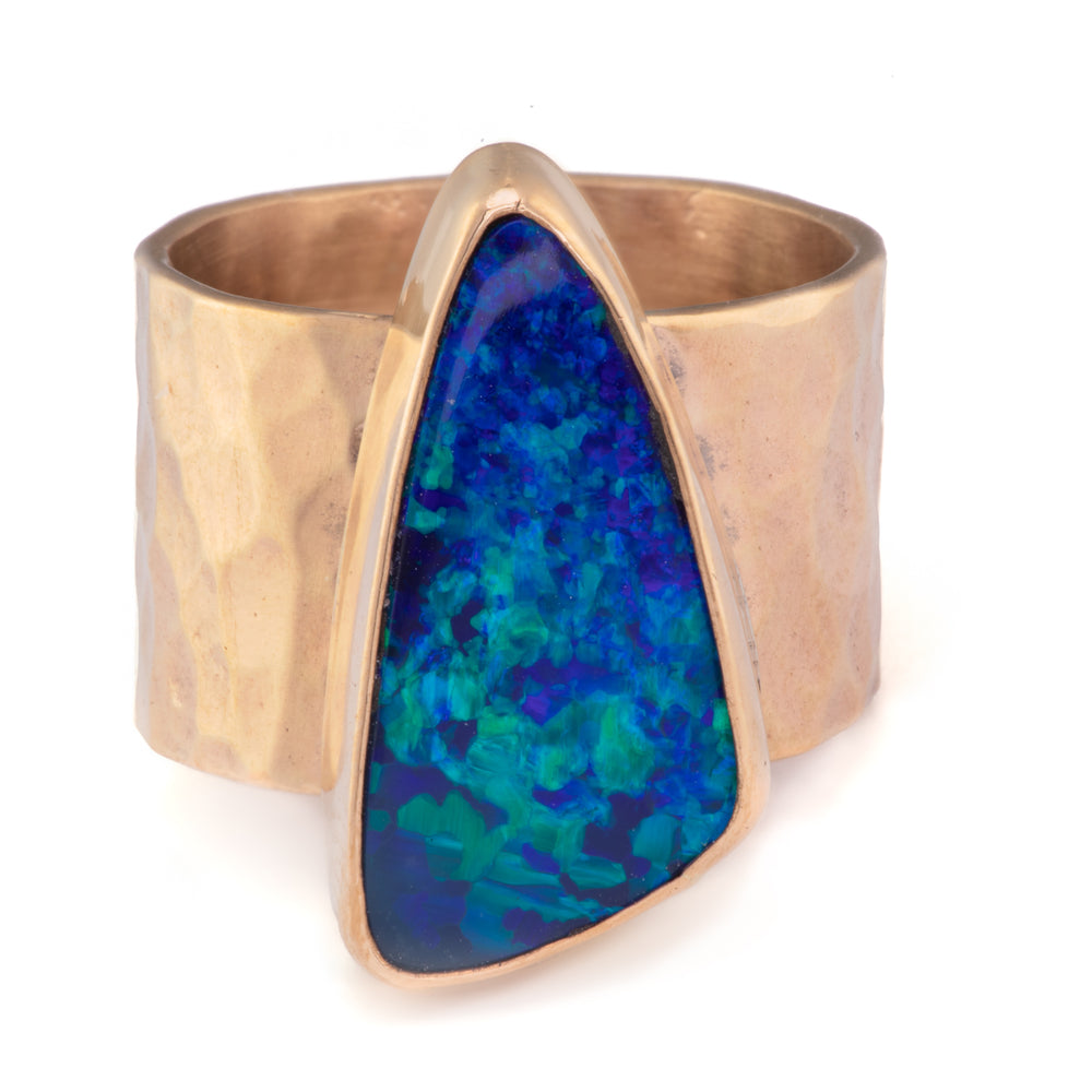 Opal Textured Wide Band