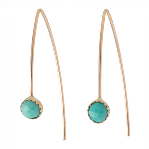 Marquise Gemstone Ear Threads