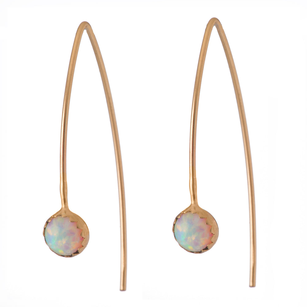Marquise Gemstone Ear Threads