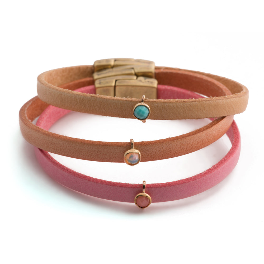 Sayulita Leather Slider