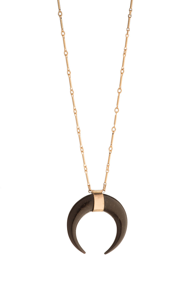 Indo Crescent Black Horn