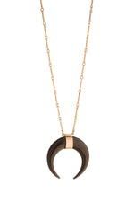 Indo Crescent Black Horn