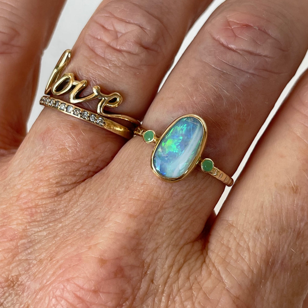 Open Sky Opal Ring