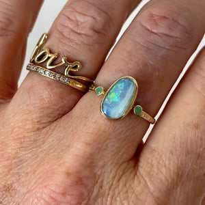Open Sky Opal Ring