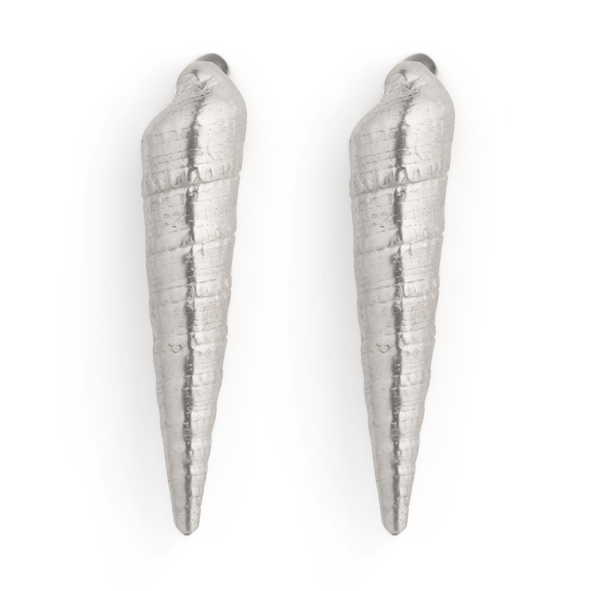 Low Tide Stud - Auger Shell – Kate Davis Jewelry