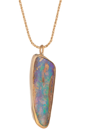 Boulder Opal Pendant SLP1315 • Boulder Opal Mines Australia