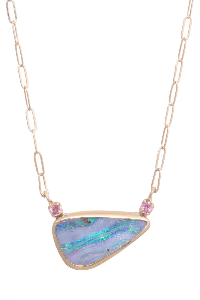 
            
                Load image into Gallery viewer, Bliss Pipe Opal Necklace
            
        
