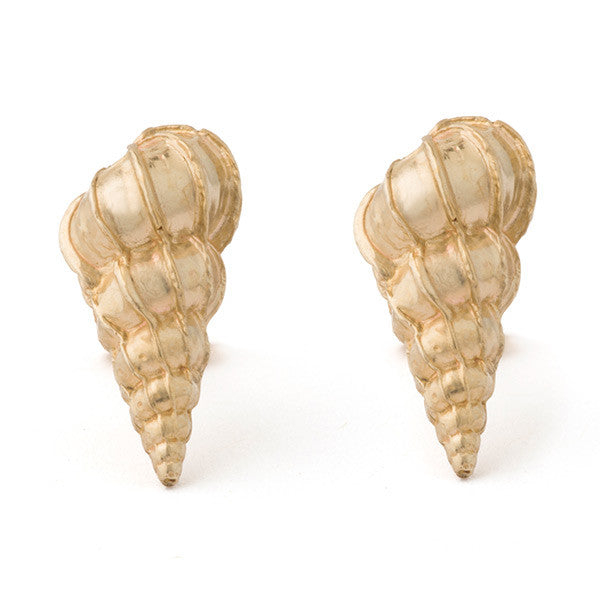 Tideline Studs - Spiral Shell