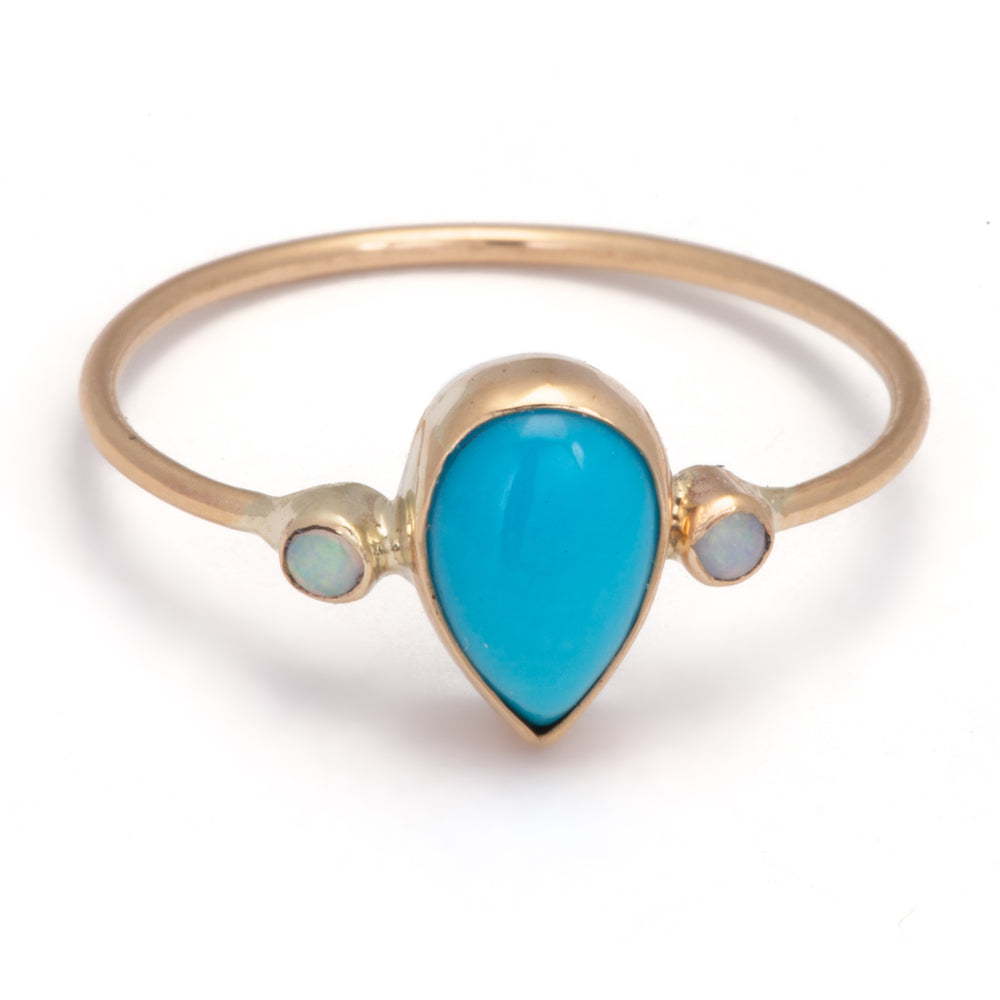 Azul Turquoise Teardrop Ring