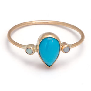 Azul Turquoise Teardrop Ring